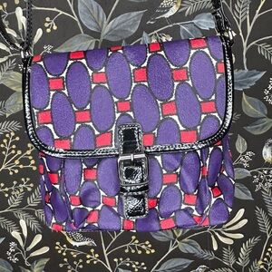 Nine & Co. Purple/Red/Black Purse
